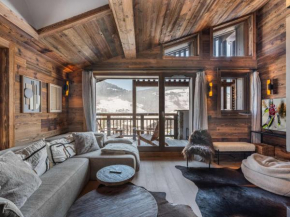 Chalet avec spa partagé, 5 chambres, piscine, parkings à Megève - FR-1-569-187